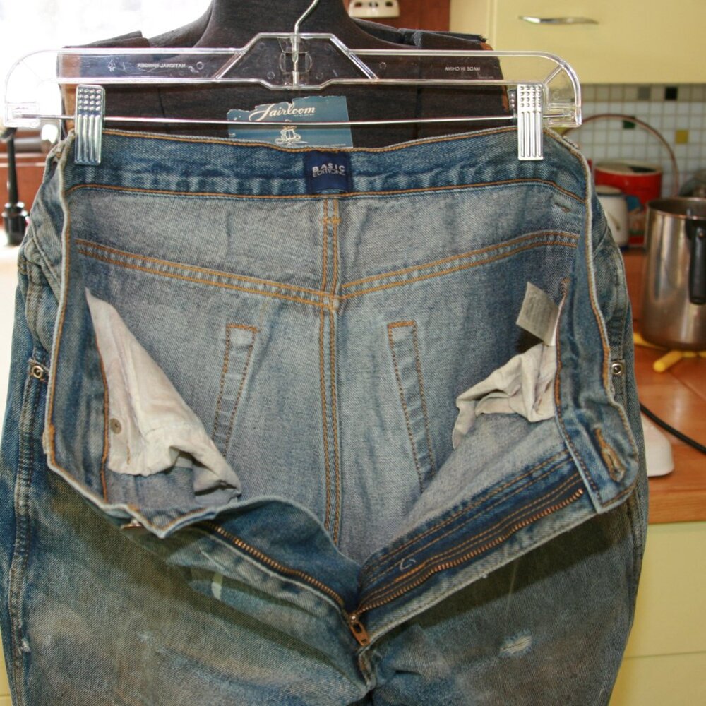 Distressed Basic Editions Work Jeans Men's Denim - Picture 5 of 5